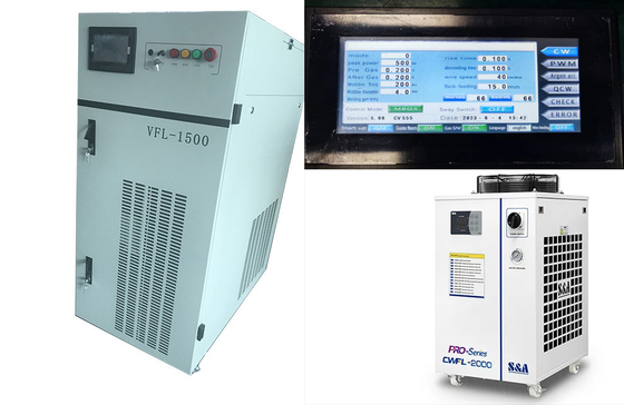 अच्छी कीमत पोर्टेबल 3000W लेजर वेल्डिंग मशीन औद्योगिक के लिए पानी ठंडा ऑनलाइन